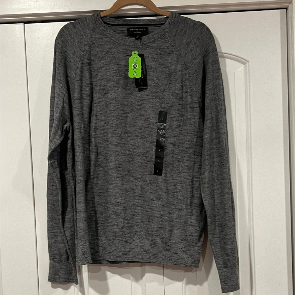 Banana Republic Charcoal Eco mens Sweater‎ large